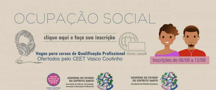 Inscrição para OCUPAÇÃO SOCIAL Inscrição para OCUPAÇÃO SOCIAL