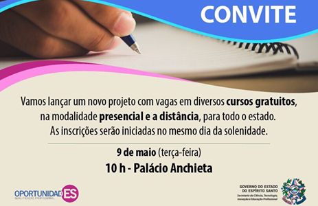 Convite OportunidadES Convite OportunidadES